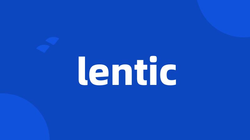 lentic