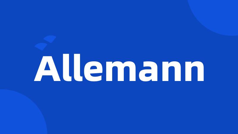 Allemann