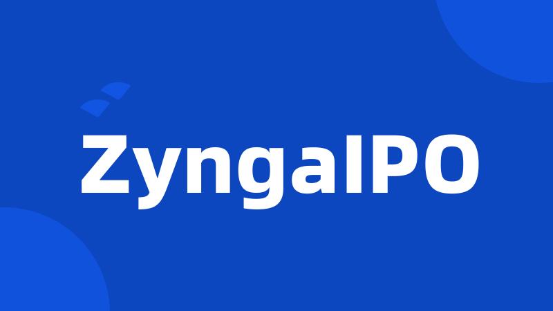 ZyngaIPO