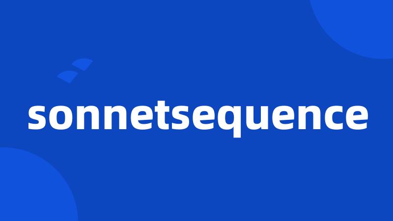 sonnetsequence