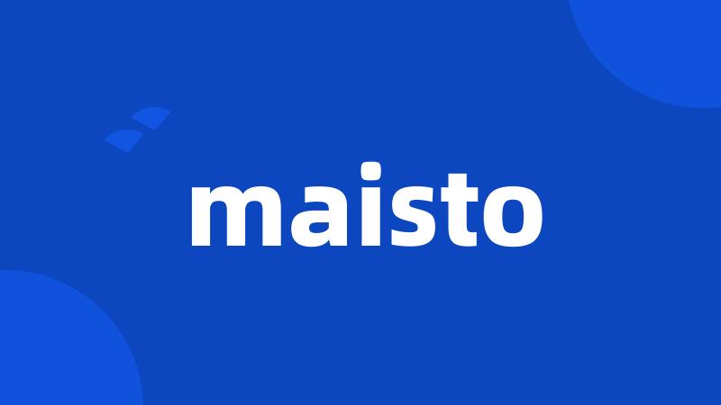 maisto