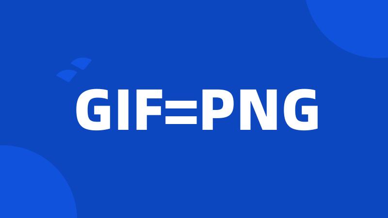 GIF=PNG