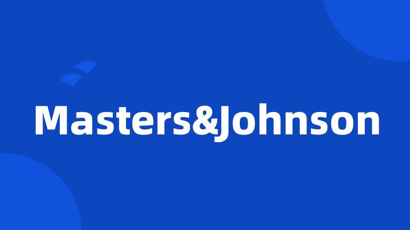 Masters&Johnson
