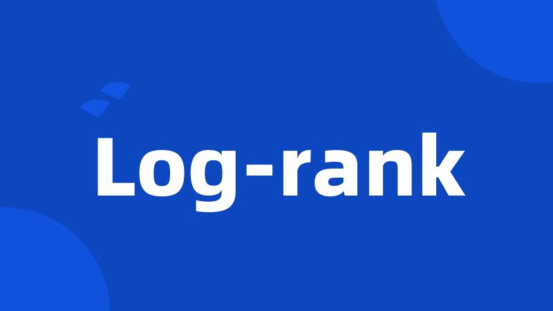 Log-rank