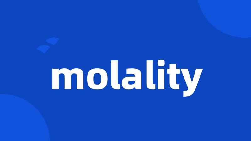 molality