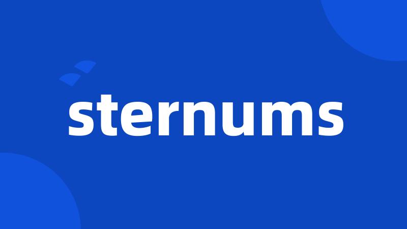 sternums