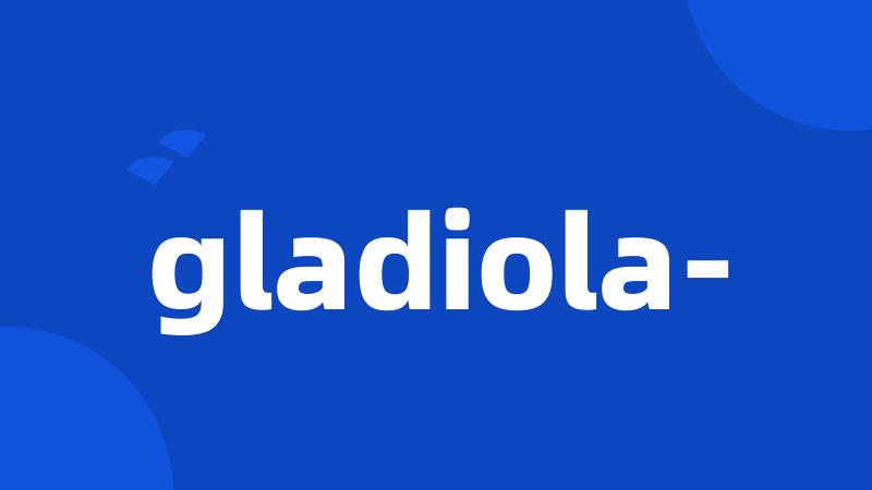 gladiola-