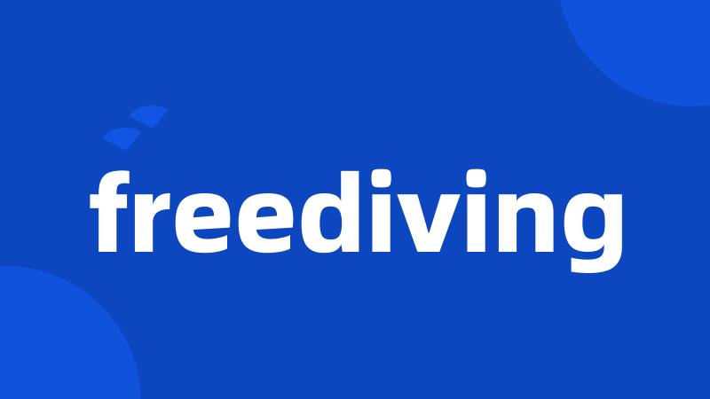 freediving