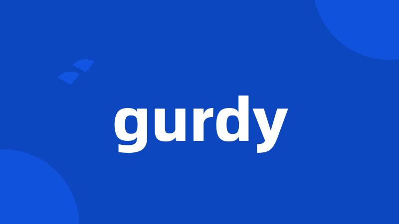 gurdy