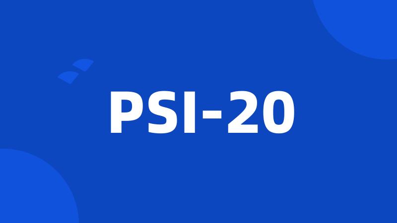 PSI-20