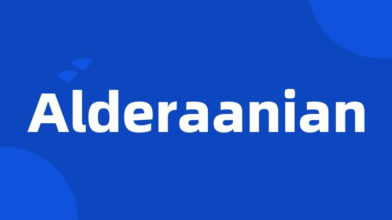 Alderaanian