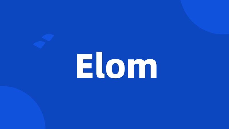 Elom