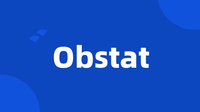 Obstat