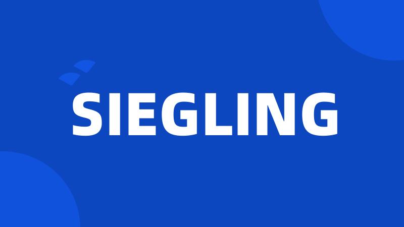 SIEGLING