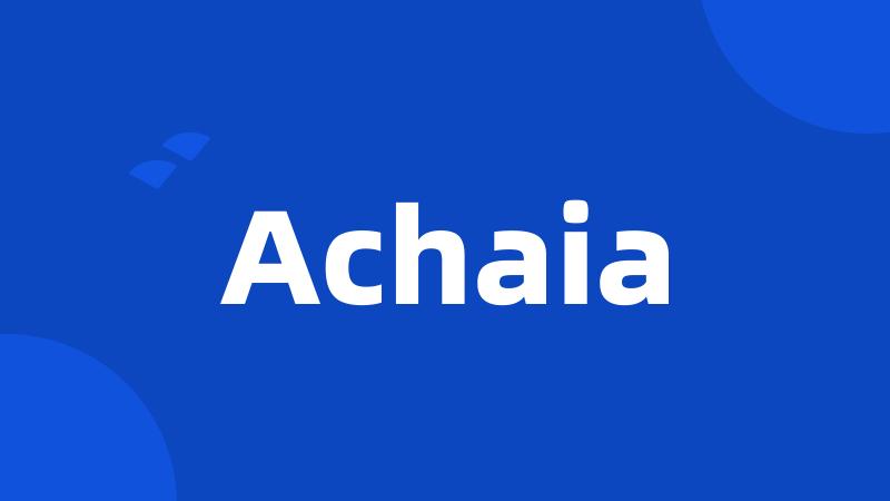 Achaia