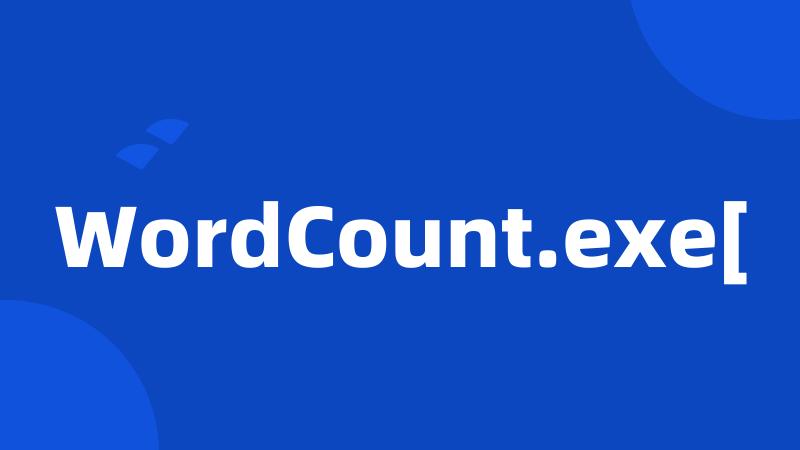 WordCount.exe[