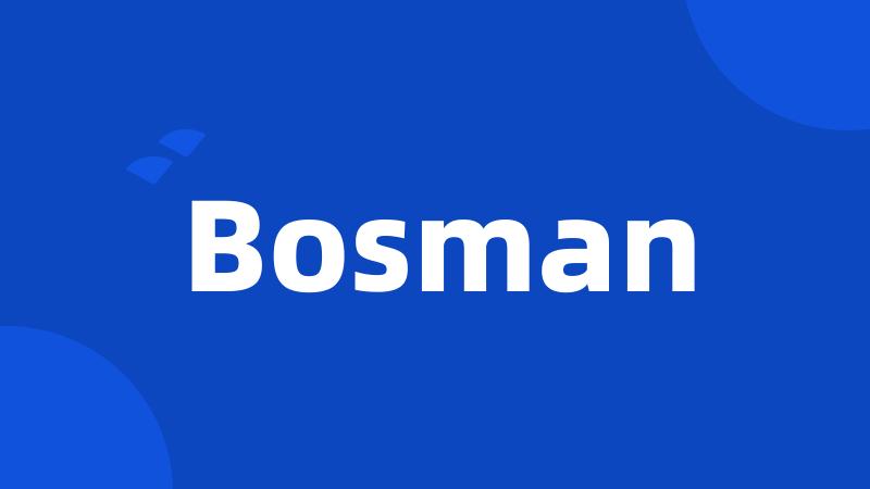 Bosman