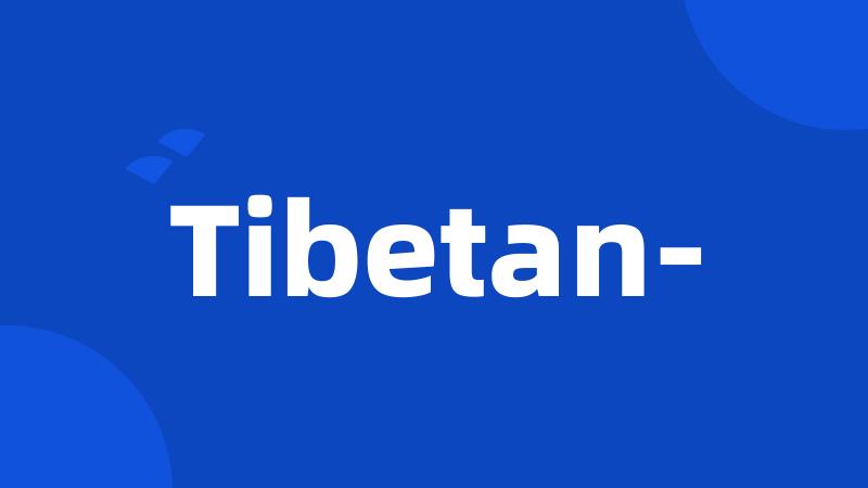 Tibetan-