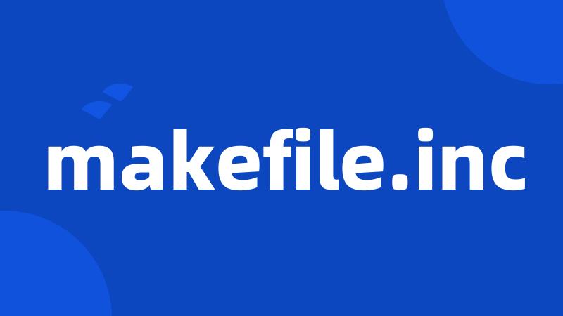 makefile.inc