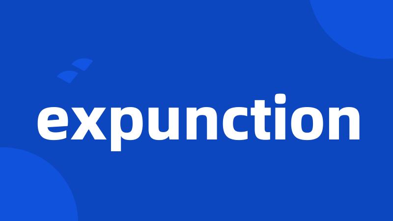 expunction