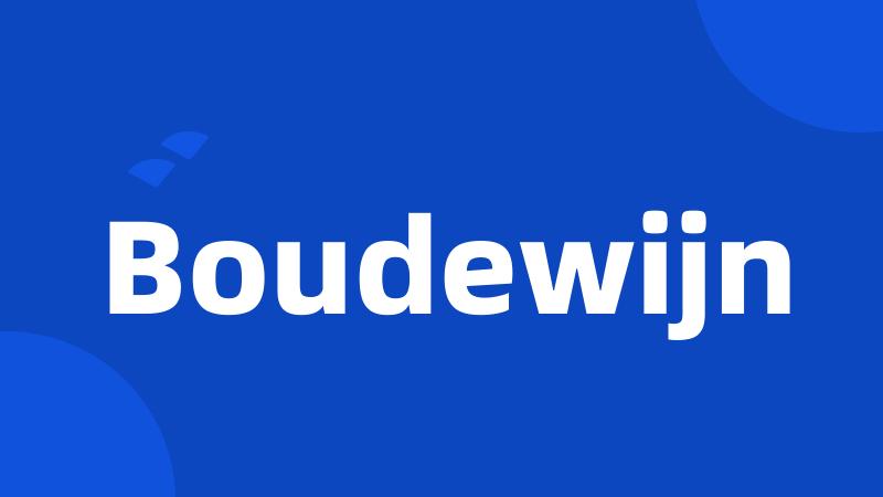 Boudewijn