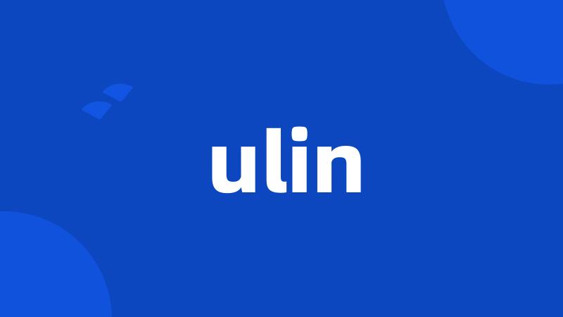 ulin