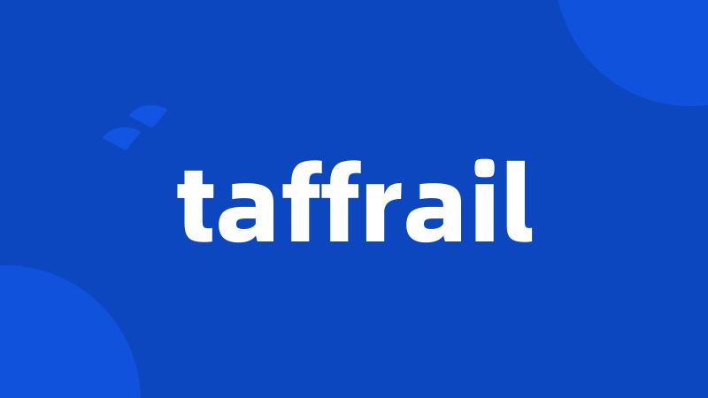 taffrail