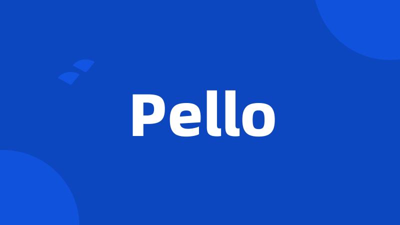 Pello