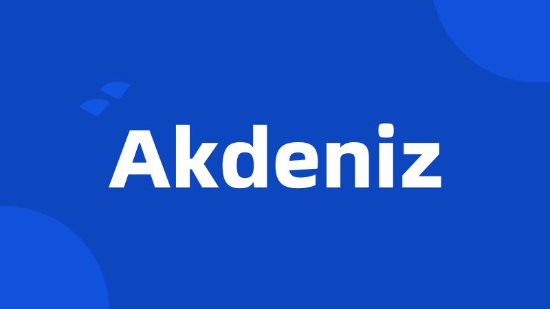 Akdeniz