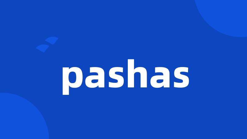 pashas