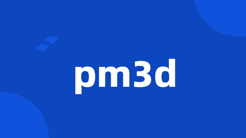 pm3d