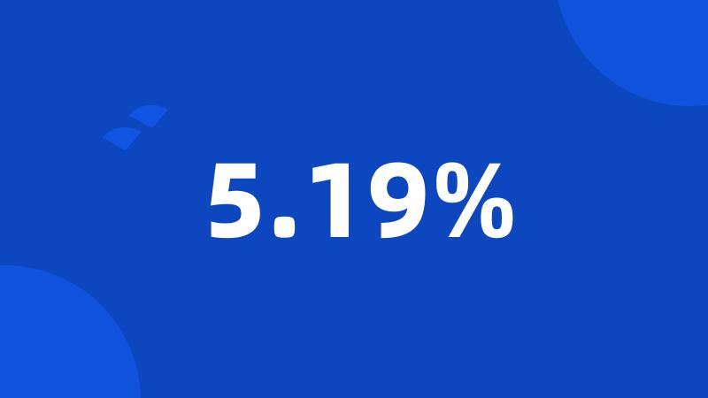 5.19%