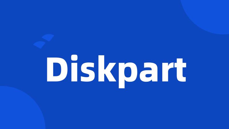 Diskpart