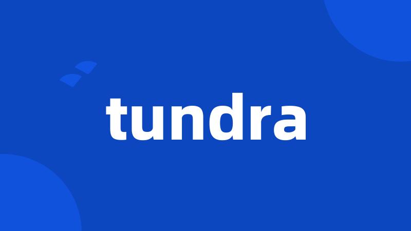 tundra