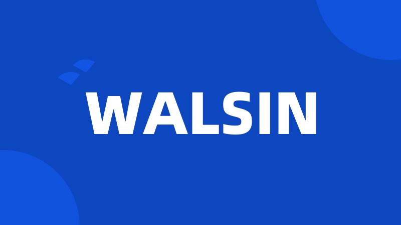 WALSIN