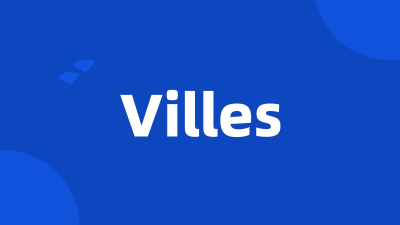 Villes