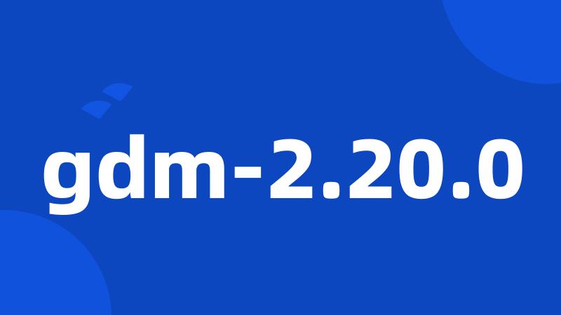 gdm-2.20.0