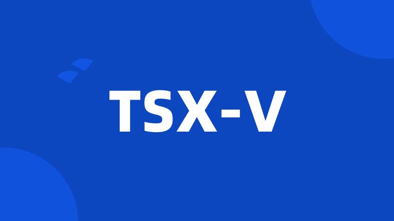 TSX-V