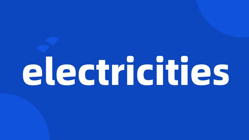 electricities