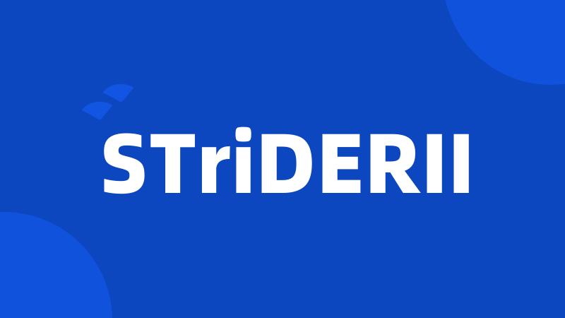 STriDERII