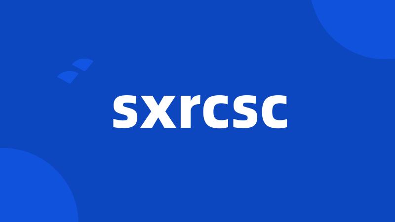 sxrcsc