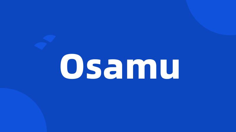 Osamu