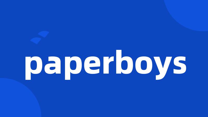 paperboys