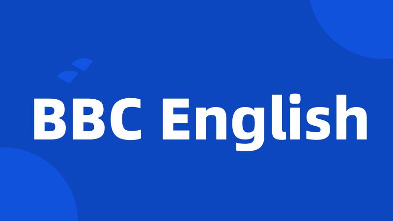 BBC English