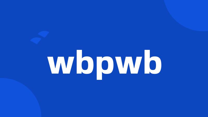 wbpwb