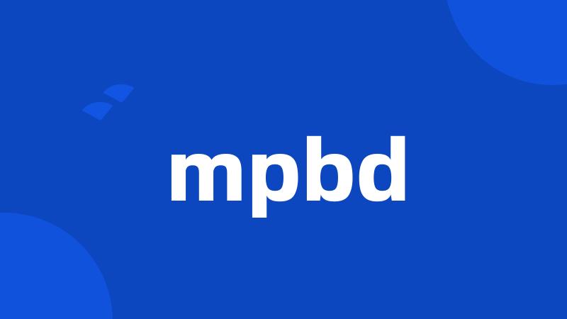 mpbd