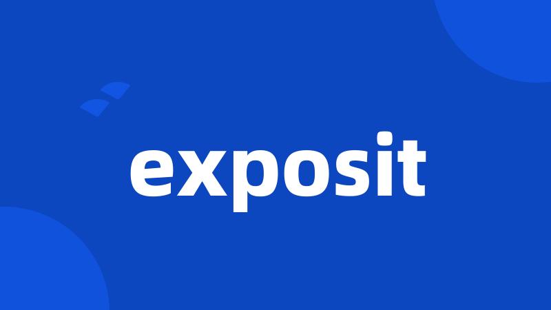 exposit