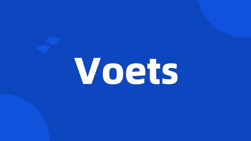 Voets