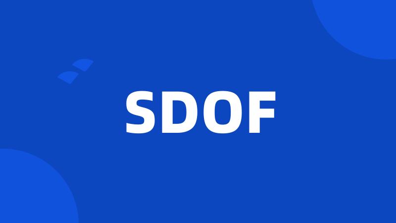 SDOF