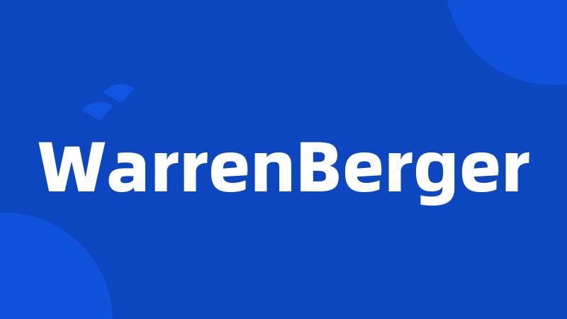 WarrenBerger